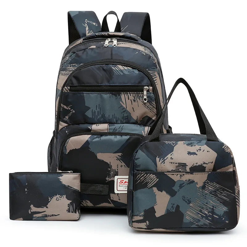 3 Pcs Sets Children's School Backpack Kawaii Women's Backpack travel Bookbag School Bags for Teens Girls bagpack Mochilas