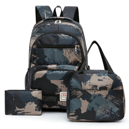 3 Pcs Sets Children's School Backpack Kawaii Women's Backpack travel Bookbag School Bags for Teens Girls bagpack Mochilas