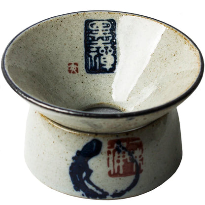 3 Style Chinese Calligraphy Tea Infuser Pottery Strainer Teaware Zen Tea Accessories Tools Filter Sieve For Tea Maker