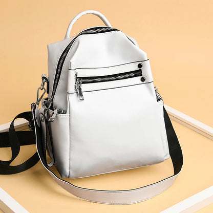 3-in-1 Women Backpacks Vintage Female Shoulder Bags Soft PU Leather Back Pack Ladies Travel BagPack Luxury Bag For Girls Mochila