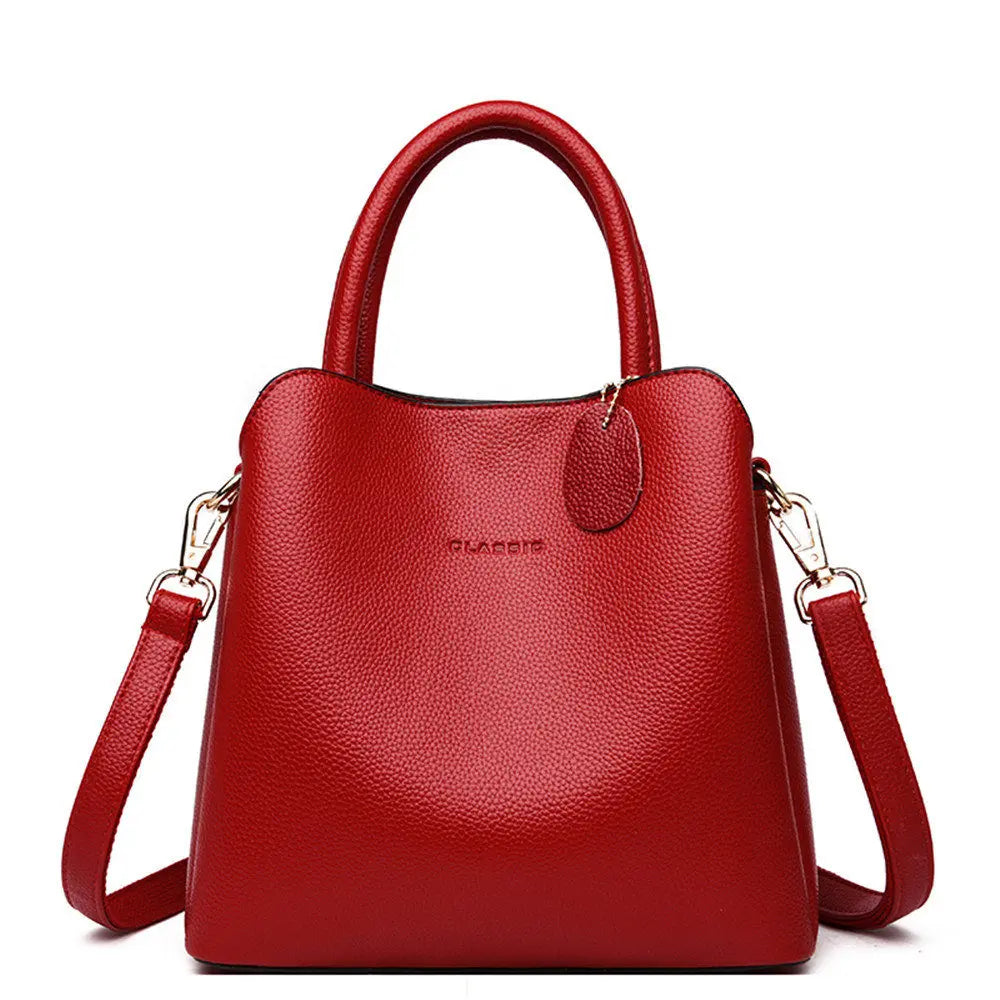 3 layers Large Capacity Handbag High Quality Crossbody Shoulder Bags For Women 2024 New Bolsos Ladies Casual Tote Bag Sac A Main
