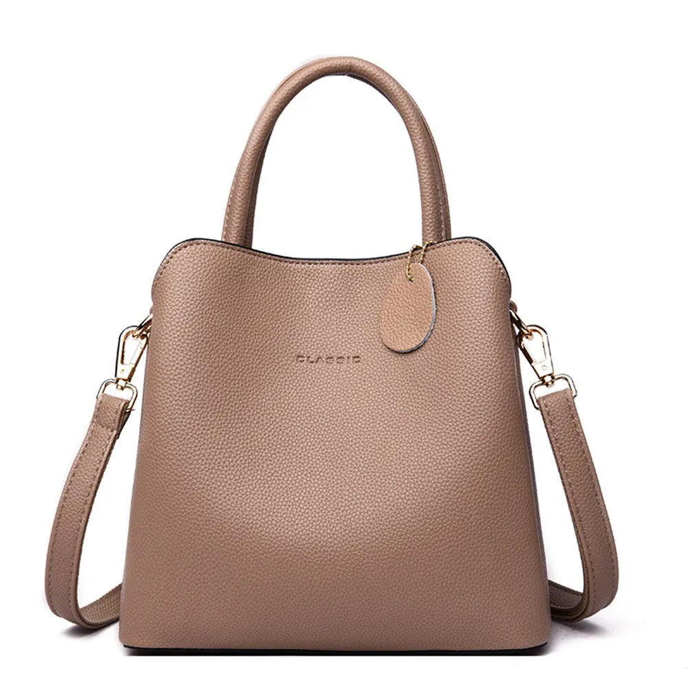 3 layers Large Capacity Handbag High Quality Crossbody Shoulder Bags For Women 2024 New Bolsos Ladies Casual Tote Bag Sac A Main