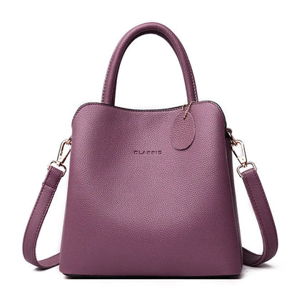 3 layers Large Capacity Handbag High Quality Crossbody Shoulder Bags For Women 2024 New Bolsos Ladies Casual Tote Bag Sac A Main