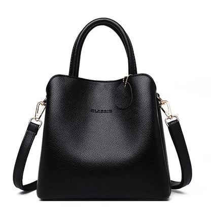 3 layers Large Capacity Handbag High Quality Crossbody Shoulder Bags For Women 2024 New Bolsos Ladies Casual Tote Bag Sac A Main