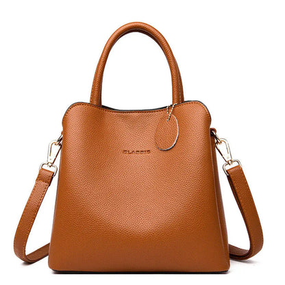 3 layers Large Capacity Handbag High Quality Crossbody Shoulder Bags For Women 2024 New Bolsos Ladies Casual Tote Bag Sac A Main