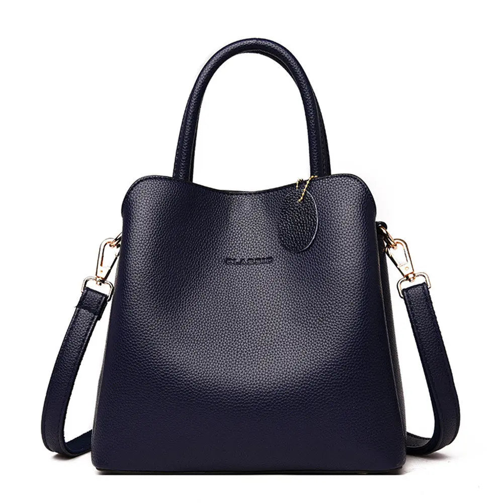 3 layers Large Capacity Handbag High Quality Crossbody Shoulder Bags For Women 2024 New Bolsos Ladies Casual Tote Bag Sac A Main