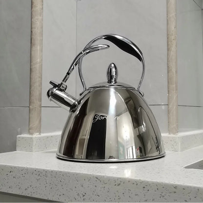 3 litre Whistling Kettle Stainless steel Hot water Kettle with sound-burning Metal Tea Kettle