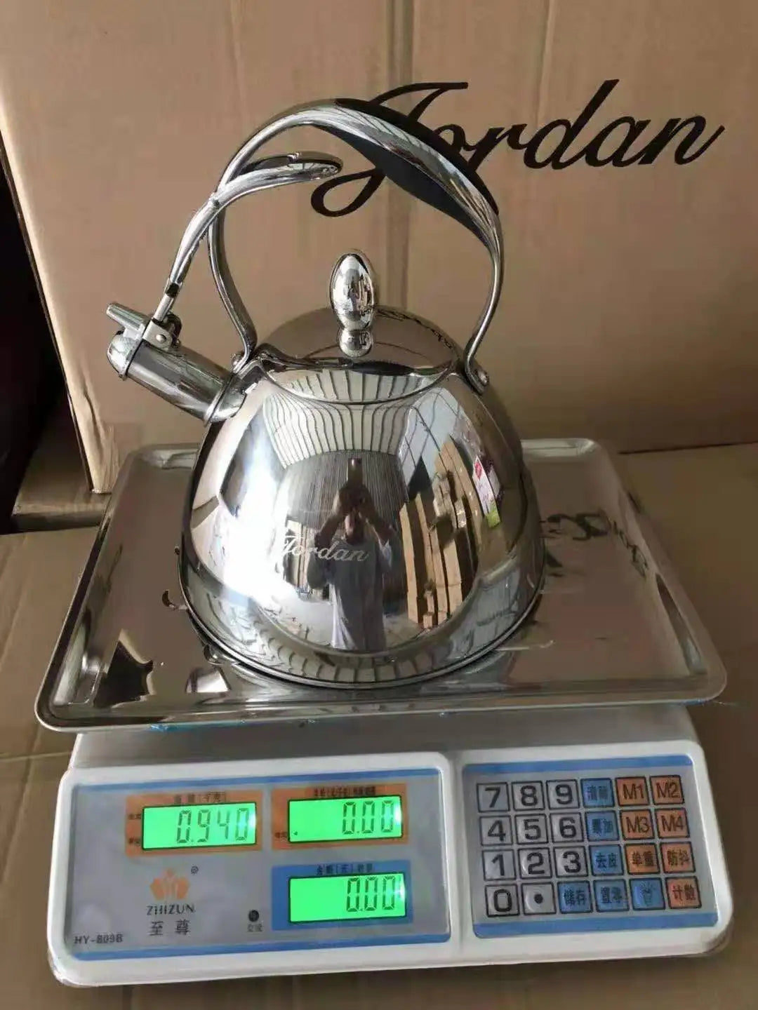 3 litre Whistling Kettle Stainless steel Hot water Kettle with sound-burning Metal Tea Kettle