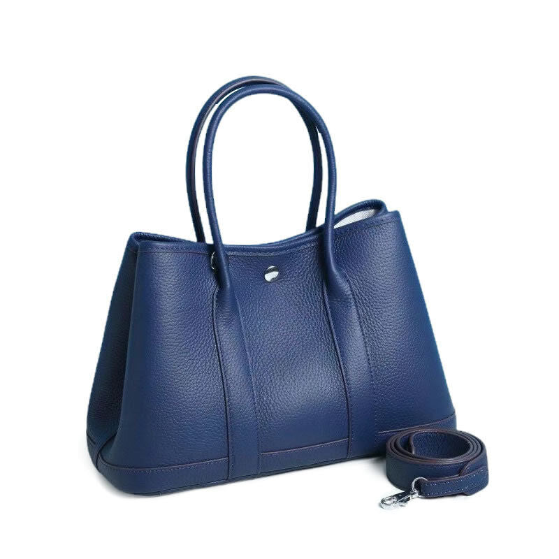 (30/36cm) Real Leather Tote Shoulder Bag Handbag Purse Fashion Work Bag w/ Strap Buy Our Tea