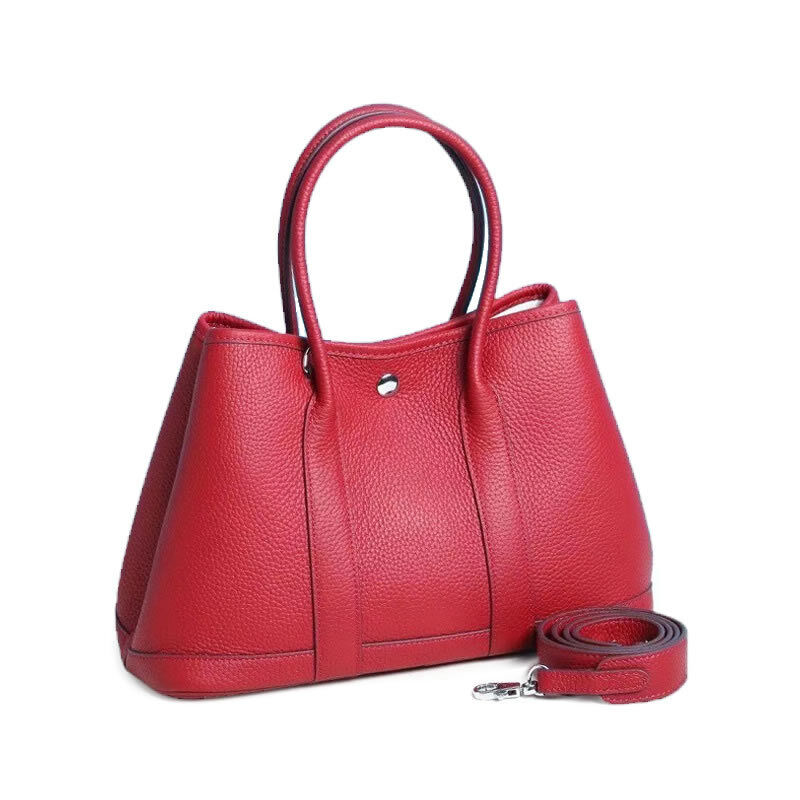 (30/36cm) Real Leather Tote Shoulder Bag Handbag Purse Fashion Work Bag w/ Strap Buy Our Tea