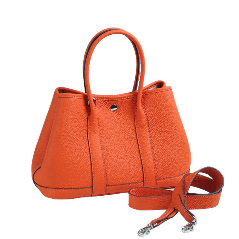 (30/36cm) Real Leather Tote Shoulder Bag Handbag Purse Fashion Work Bag w/ Strap Buy Our Tea