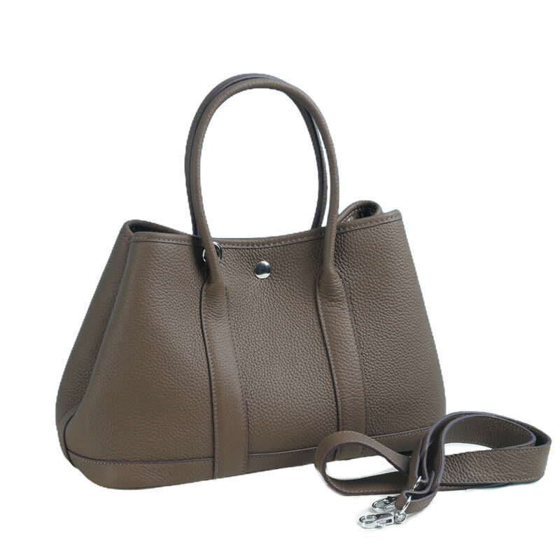 (30/36cm) Real Leather Tote Shoulder Bag Handbag Purse Fashion Work Bag w/ Strap Buy Our Tea