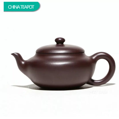 180ml Tradition Yixing Purple Clay Teapot Authentic Handmade Tea Pot Raw Ore Purple Eggplant Mud Kettle Chinese Zisha Tea Set