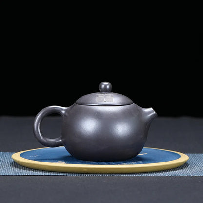 3000ML Handcrafted Buddhist Scriptures Yixing Purple Clay Teapot Small Capacity Traditional Chinese Kettle Puer Oolong Tea Set