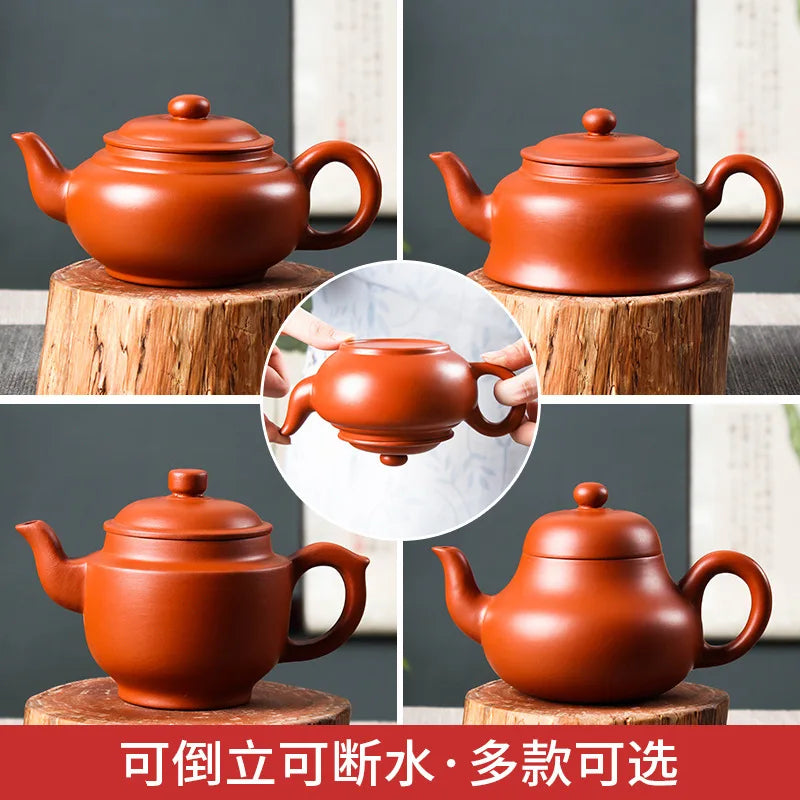 300cc Antique Yixing Purple Clay Teapot Authentic Raw Ore Beauty Pot Household Zisha Tea Infuser Chinese Tea Ceremony