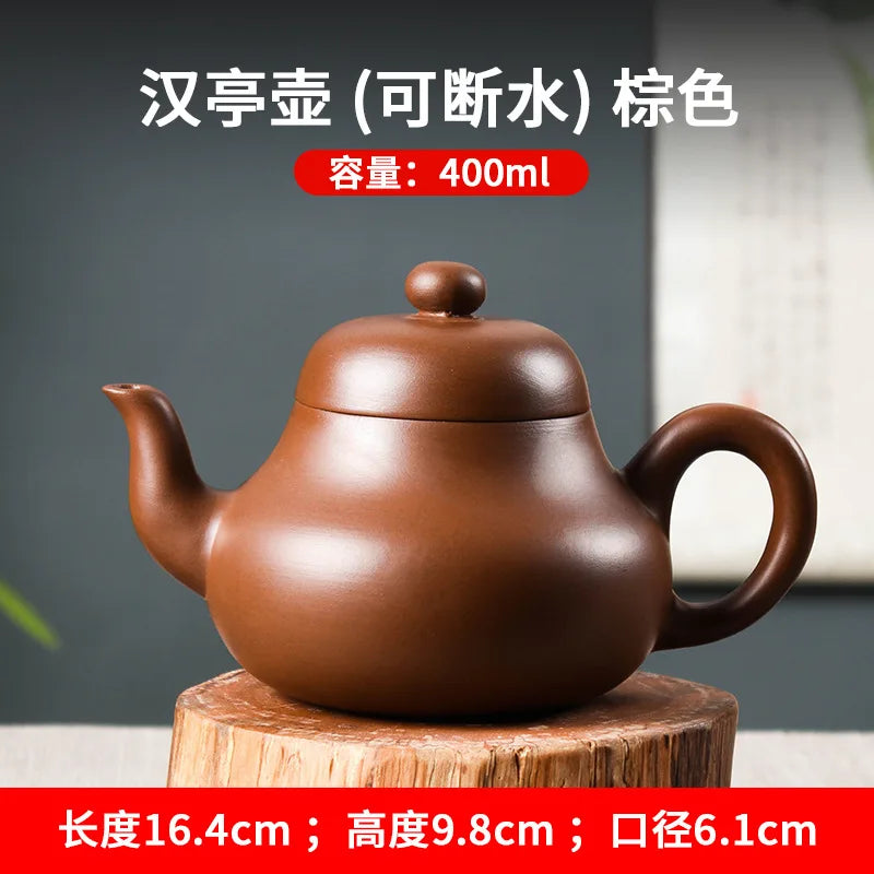 300cc Antique Yixing Purple Clay Teapot Authentic Raw Ore Beauty Pot Household Zisha Tea Infuser Chinese Tea Ceremony
