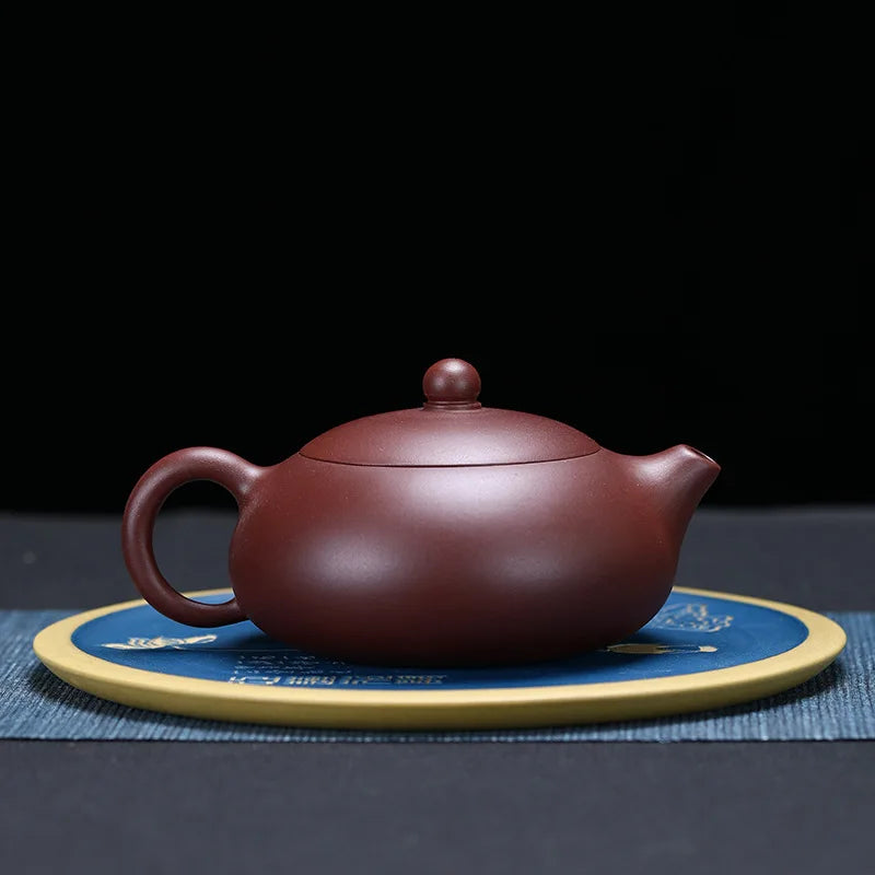 300cc Hand-painted Orchid Beauty Tea Infuser Yixing Purple Clay Tea Pot Raw Ore Zhu Mud Filter Teapot Chinese Zisha Tea Set