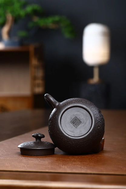 300cc Handmade Xishi Teapot with Original Ore Purple Clay Tea Kettle Authentic Tea Brewing Kung Fu Tea Pots Home Teaware Sets