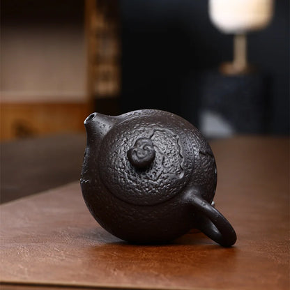 300cc Handmade Xishi Teapot with Original Ore Purple Clay Tea Kettle Authentic Tea Brewing Kung Fu Tea Pots Home Teaware Sets