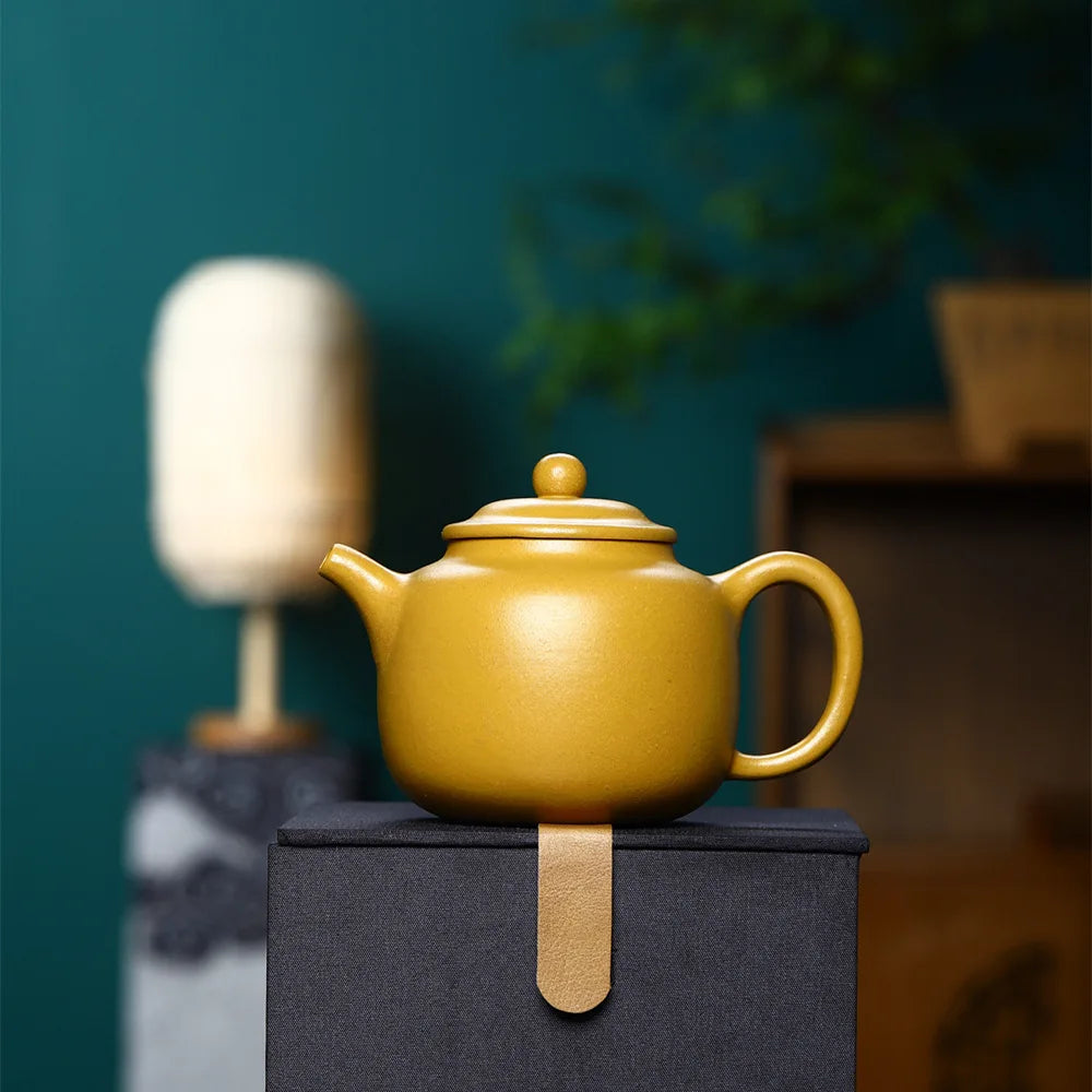 300cc High-end Yixing Purple Clay Teapots Kettle Famous Handmade Small Capacity Xishi Tea Pot Chinese Raw Ore Zisha Tea Set