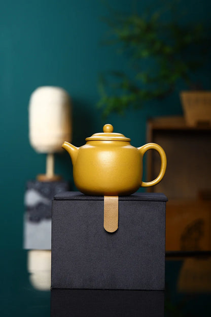 300cc High-end Yixing Purple Clay Teapots Kettle Famous Handmade Small Capacity Xishi Tea Pot Chinese Raw Ore Zisha Tea Set