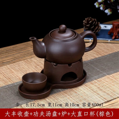 300cc Purple Clay Teapot Handmade Tea Set Pot Chinese Kung Fu Tea Pot Kettle Teapot Zisha Ceramic Pottery China Tea Set Pitcher