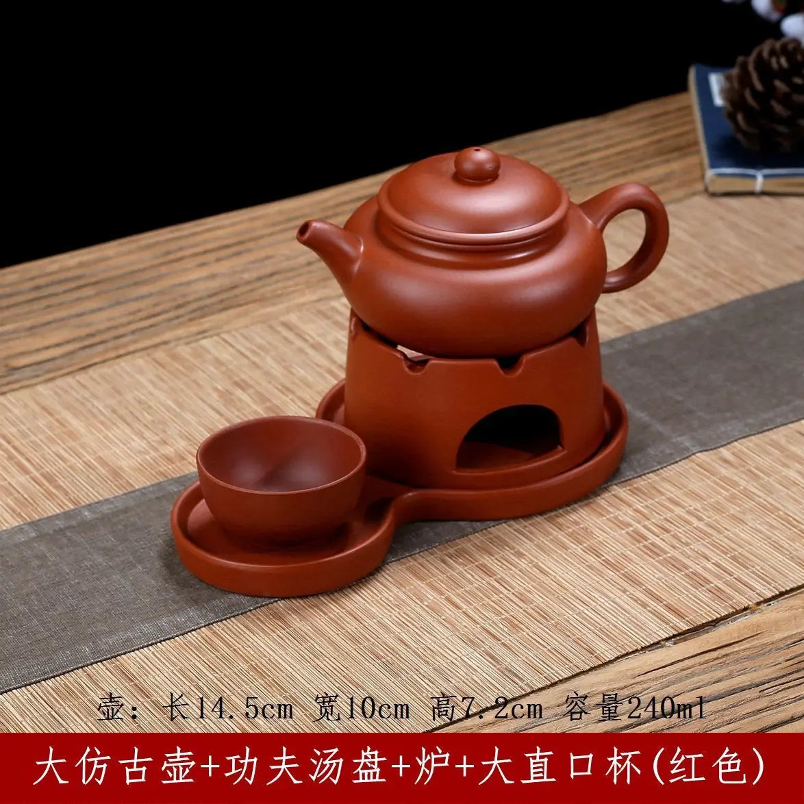300cc Purple Clay Teapot Handmade Tea Set Pot Chinese Kung Fu Tea Pot Kettle Teapot Zisha Ceramic Pottery China Tea Set Pitcher