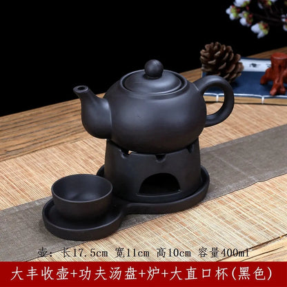 300cc Purple Clay Teapot Handmade Tea Set Pot Chinese Kung Fu Tea Pot Kettle Teapot Zisha Ceramic Pottery China Tea Set Pitcher