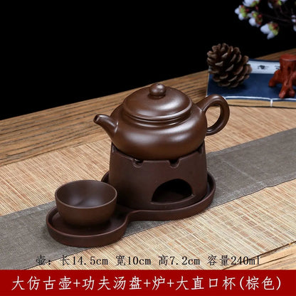 300cc Purple Clay Teapot Handmade Tea Set Pot Chinese Kung Fu Tea Pot Kettle Teapot Zisha Ceramic Pottery China Tea Set Pitcher