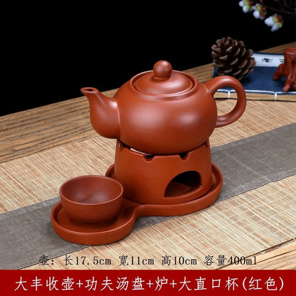 300cc Purple Clay Teapot Handmade Tea Set Pot Chinese Kung Fu Tea Pot Kettle Teapot Zisha Ceramic Pottery China Tea Set Pitcher