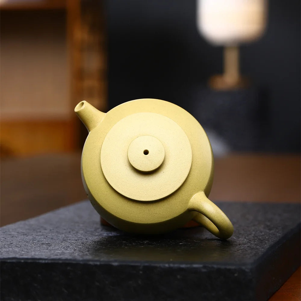 300cc Yixing Purple Clay Pot Collection Gold Section All Handmade Teapot Drinking Pu'er Kung Fu Tea Set Chinese Teapot