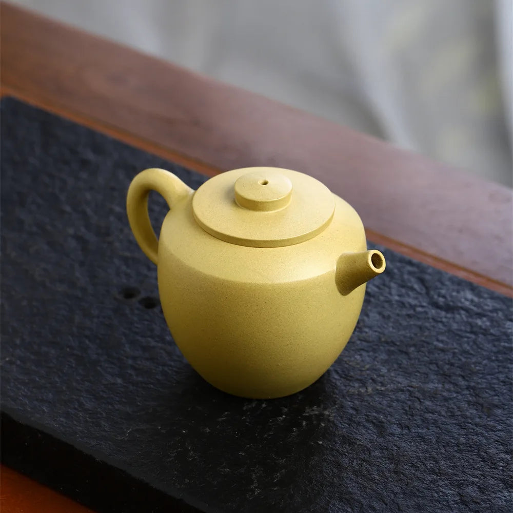 300cc Yixing Purple Clay Pot Collection Gold Section All Handmade Teapot Drinking Pu'er Kung Fu Tea Set Chinese Teapot