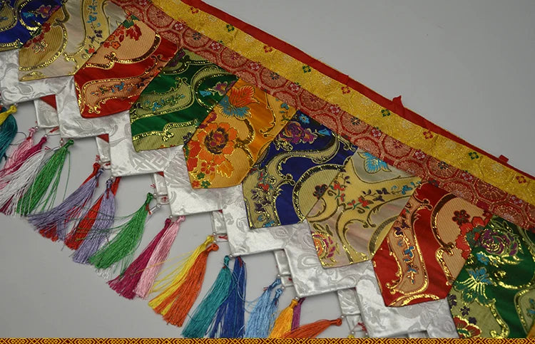 300cm long Wholesale Buddhist supply Buddhism HOME Temple buddha hall Wall Deco Enclosing curtain Tapestry draperies WEI MAN
