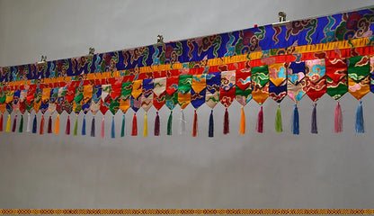 300cm long Wholesale Buddhist supply Buddhism HOME Temple buddha hall Wall Deco WEI MAN Enclosing curtain Tapestry draperies A5