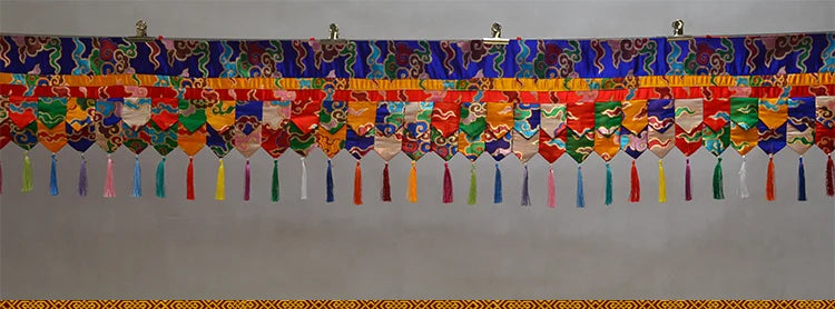 300cm long Wholesale Buddhist supply Buddhism HOME Temple buddha hall Wall Deco WEI MAN Enclosing curtain Tapestry draperies A5