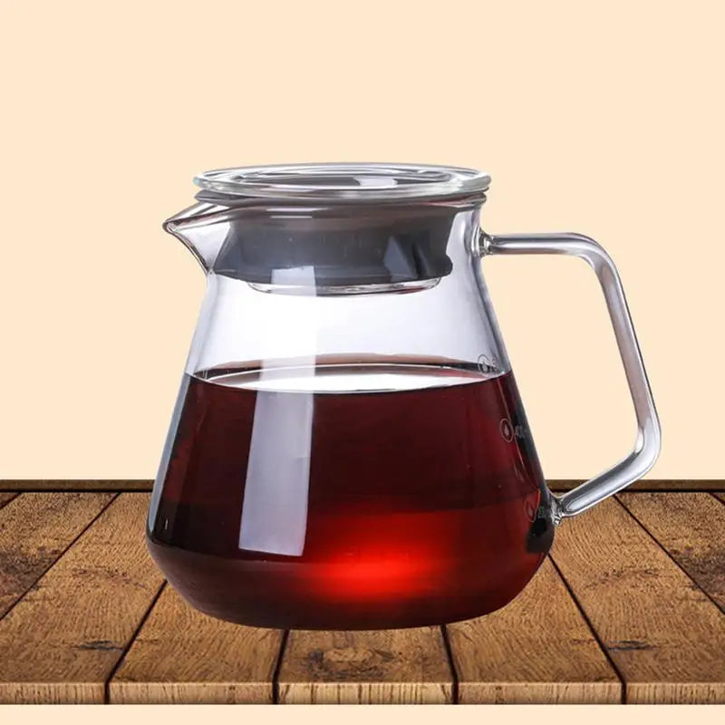 300ml/500ml Transparent Glass Tea Pot Borosilicate Coffee Maker Heat Resistant Glass Teapot Kitchen Teaware Tea Pot With Infuser