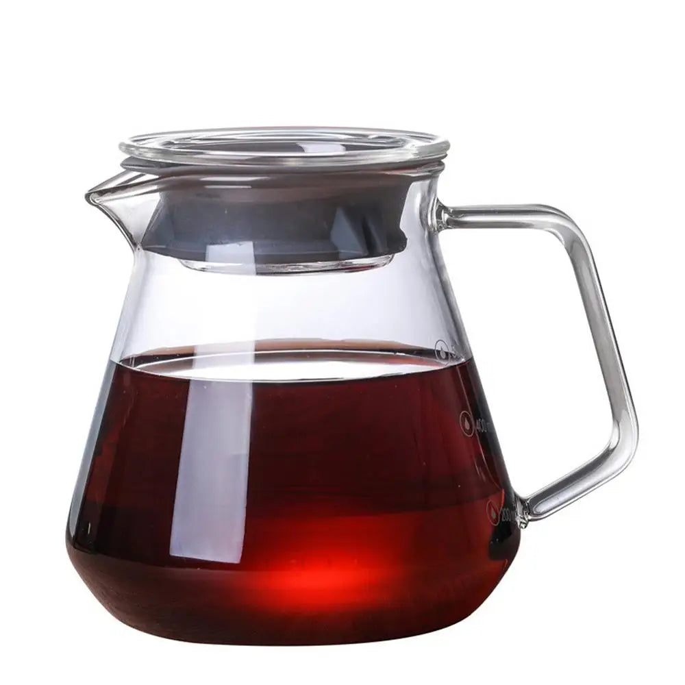 300ml/500ml Transparent Glass Tea Pot Borosilicate Coffee Maker Heat Resistant Glass Teapot Kitchen Teaware Tea Pot With Infuser