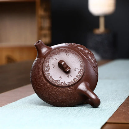 300ml Boutique Yixing Raw Ore Segment Mud Purple Clay Teapot Handmade Household Chinese Kung Fu Tea Set Tea Ceremony Accessories