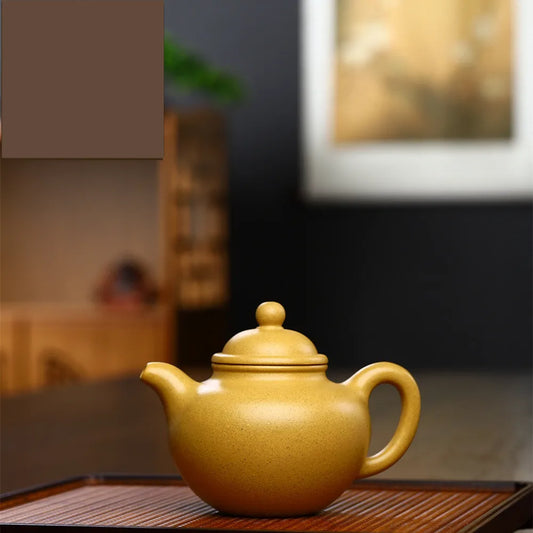 300ml Chinese Yixing High-end Purple Clay Teapots Beauty Kettle Famous Artists Handmade Tea Pot Raw Ore Zisha Tea Set