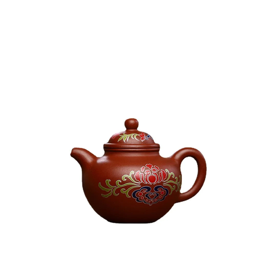 300ml Chinese Yixing High-end Purple Clay Teapots Beauty Kettle Famous Artists Handmade Tea Pot Raw Ore Zisha Tea Set