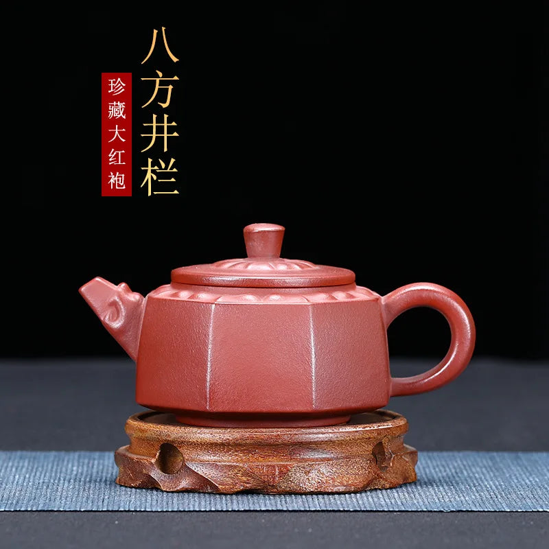 300ml Handmade Dahongpao Purple Clay Teapot Tradition Filter Tea Pot Household Custom Beauty Kettle Chinese Yixing Zisha Tea Set