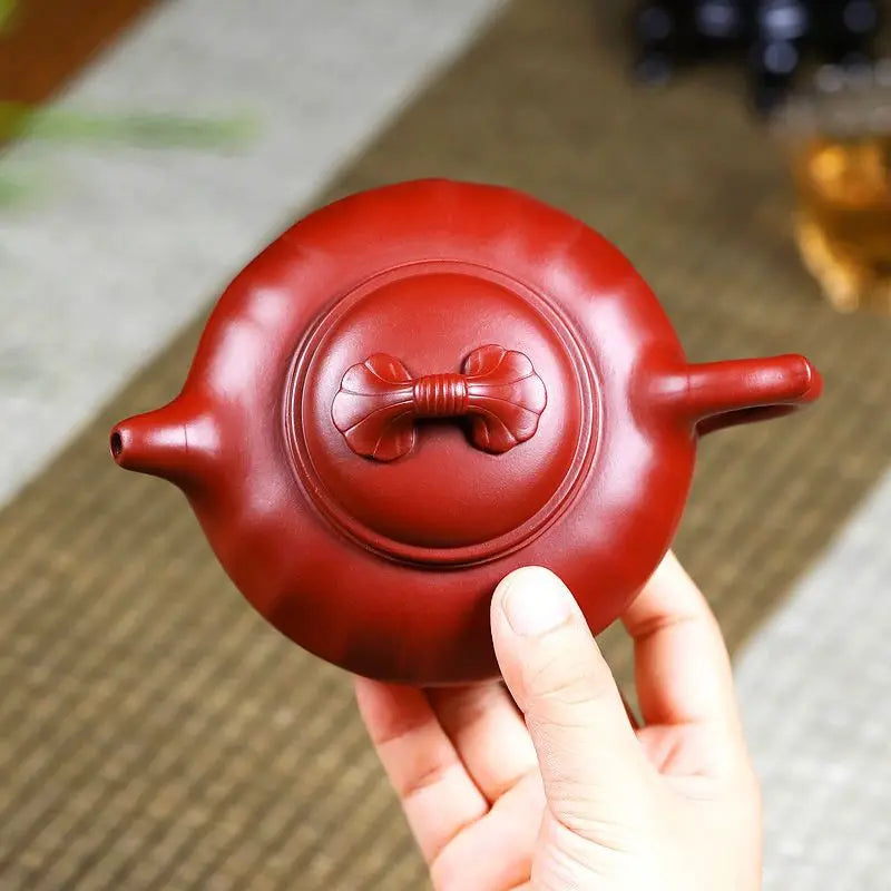 300ml Yixing Purple Sand Pot Hand Brewing Teapot Tea Set Original Mine Dahongpao Kettle Zisha Tea Set Gifts