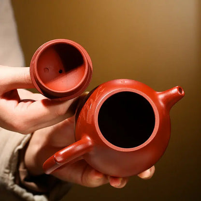300ml Yixing Teapot Tea Pot Filter Xishi Pot Beauties Handmade Purple Clay Teaware Customized Gifts Drinkware Set