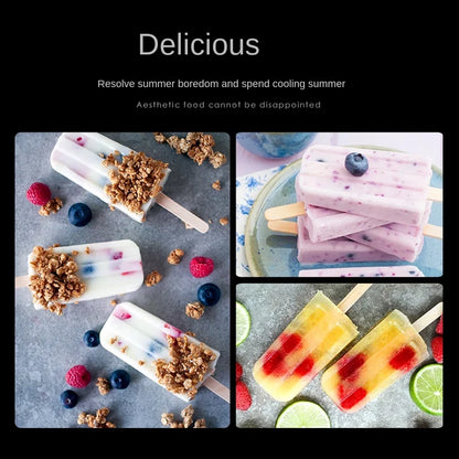 304 Stainless Steel Ice Cream Mold Homemade Large Set Ice Cube Shape Make Popsicle Popsicle Model Children Mould Kitchen Tools