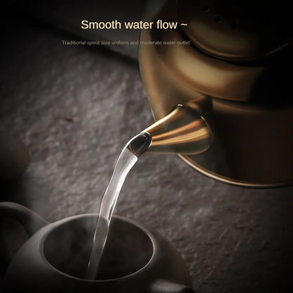 304 Stainless Steel Teapot Induction Tea Stove Household Kung Fu Kettle Creative Beech Handle Pot Water Jug Elegant Water Jugs