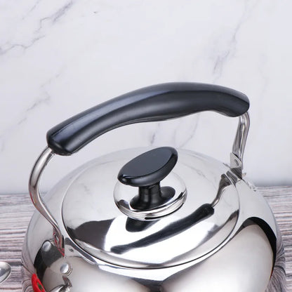 304 Stainless Steel Whistling Kettle Gas Induction Cooker Water Pot Household Gas Kettle Creative Teapot 1.5/2/3/4/5/6L