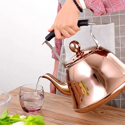 304 Stainless Steel Whistling Kettle Gas Induction Cooker Water Pot Household Gas Kettle Creative Teapot