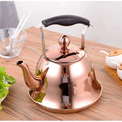 304 Stainless Steel Whistling Kettle Gas Induction Cooker Water Pot Household Gas Kettle Creative Teapot