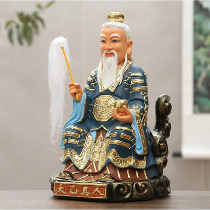 30CM Southeast Asia Taoism God ZU SHI TAI YI ZHENREN   figure HOME shop Efficacious protection Prosperity FENG SHUI statue