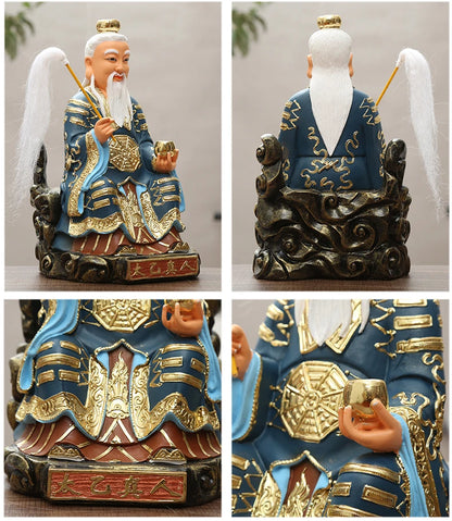 30CM Southeast Asia Taoism God ZU SHI TAI YI ZHENREN   figure HOME shop Efficacious protection Prosperity FENG SHUI statue